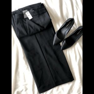 Express - High Waisted Black Wide Leg Pants